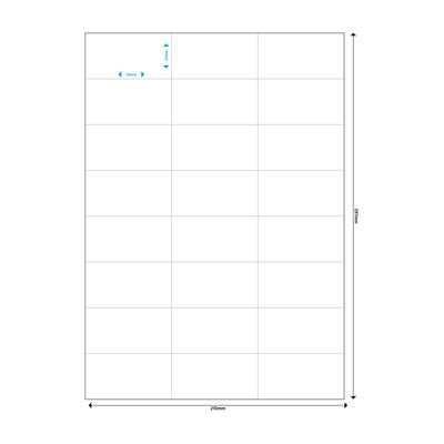 Mediarange Mrink149 Etiqueta Autoadhesiva Blanco Permanente 1200 Pieza(S)