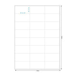 Mediarange Mrink149 Etiqueta Autoadhesiva Blanco Permanente 1200 Pieza(S)