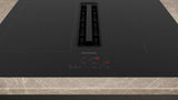 Siemens Ed611bs16e Iq300, Placa De Cocina Independiente Negra, 60 Cm, Con Campana Extractora Integrada Ed611bs16e