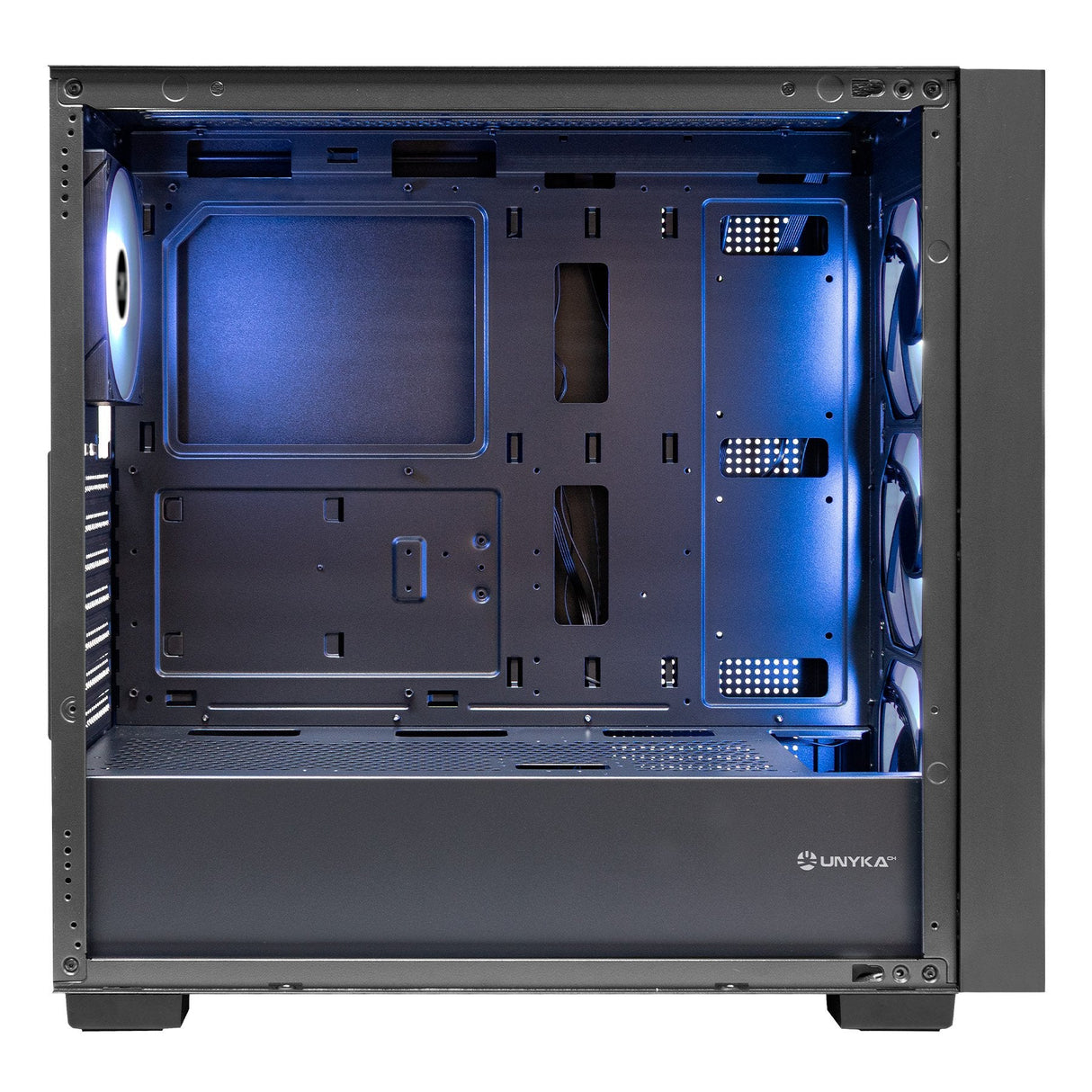 Caja  Pc Unykach Revelat Mesh Black  Atx, Micro Atx, Itx - 3.5", 2.5" - Usb-A 3.0, Usb-C Y