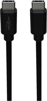Ansmann Usb Typ-C Zu Typ-C Daten Und Ladecable (Negro, 1,2 Meter, Laden Mit Bis Zu 60 Watt) 1700-0207