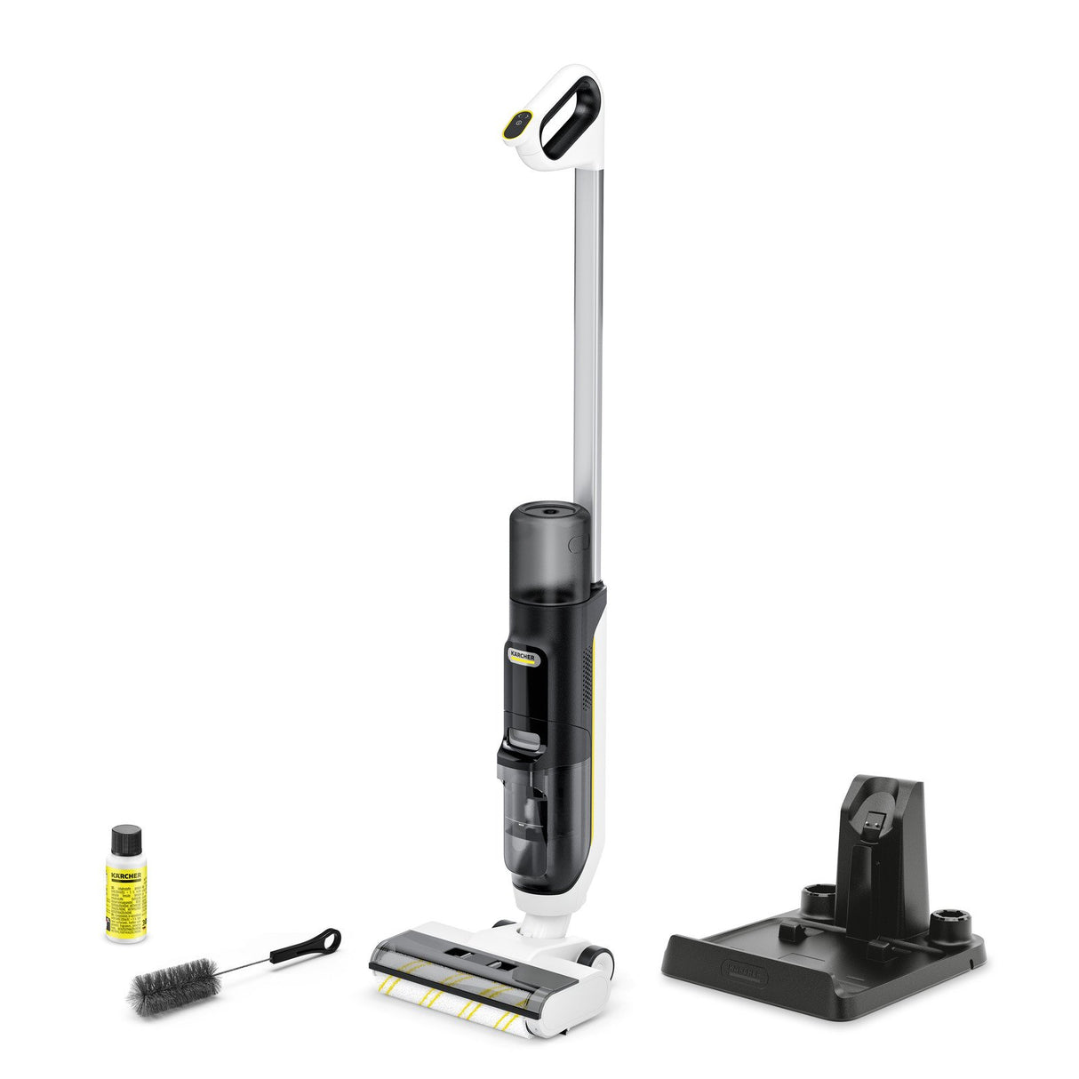 EAN 4066529148155 - Kärcher FCV 3 vloerreiniger Aspiradora escoba 2 en 1 Batería Seca y húmeda HEPA Sin bolsa 160 W Blanco imagen 1