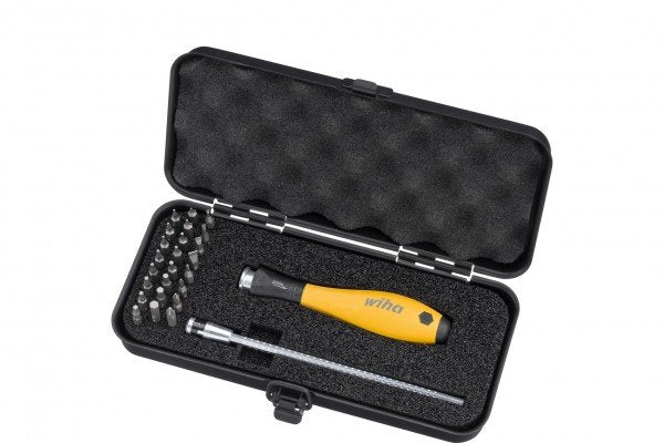 Wiha Wh-33848 Destornillador + Juego De Bits System 4 Esd