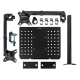 Unykach Uk1420 Soporte De Mesa Con Brazo Articulado Para Monitor De 10"-32" + Soporte Para Portatil - Giratorio,