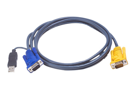 EAN 0672792151095 - ATEN 2L-5203UP cable para video, teclado y ratón (kvm) Negro imagen 1