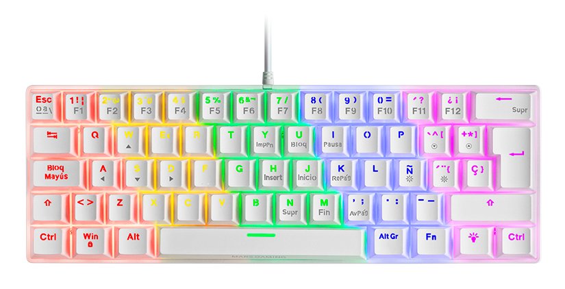 EAN 8435693101796 - Mars Gaming MK60 teclado Juego USB QWERTY imagen 1