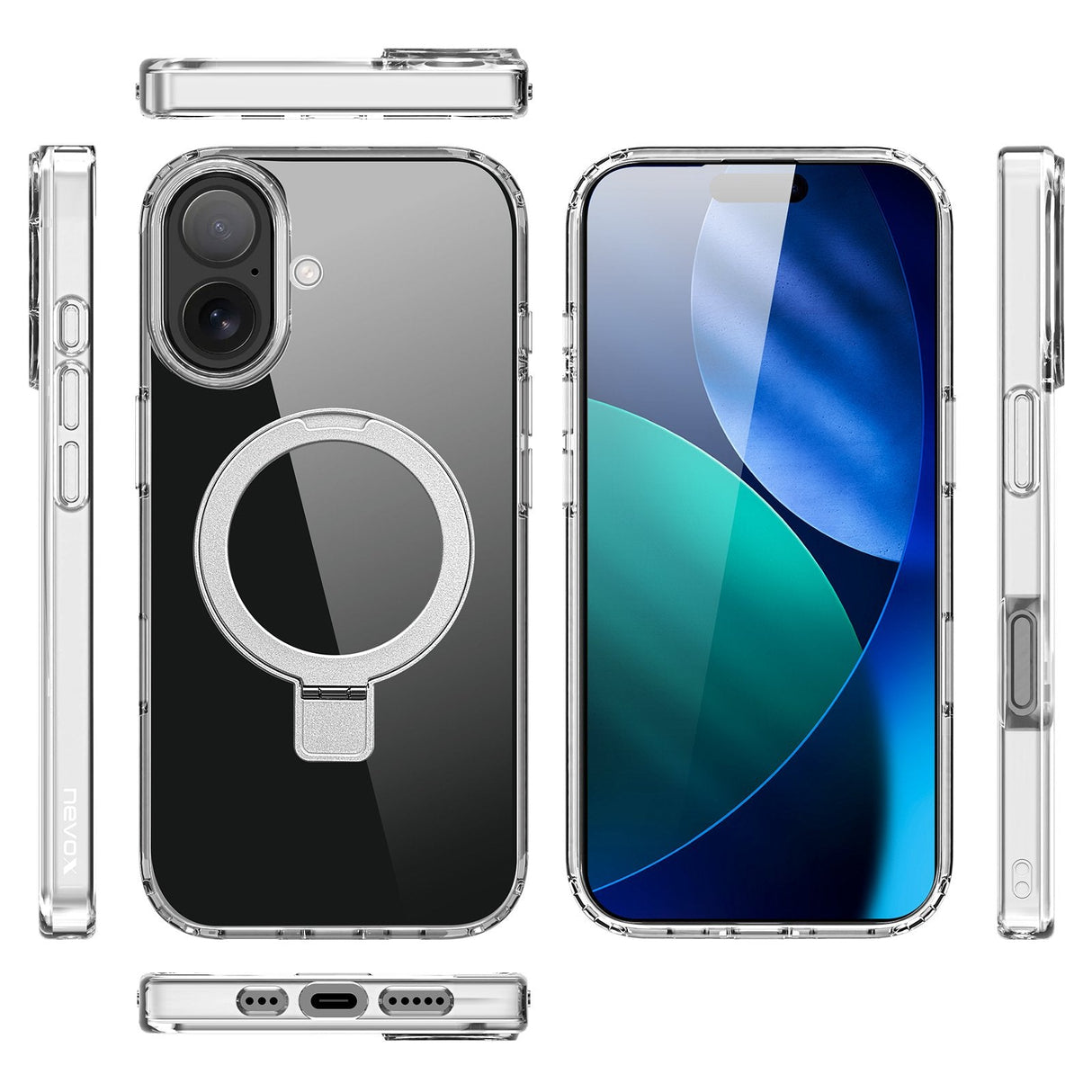 Nevox Styleshell Shockflex Iphone 17 Kompatibel A Magsafe , Transparente