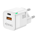 Aisens Cargador Gan 30w - 1xusb-C Pd3.0 Qc4.0 - 1xusb-A Qc3.0 Blanco