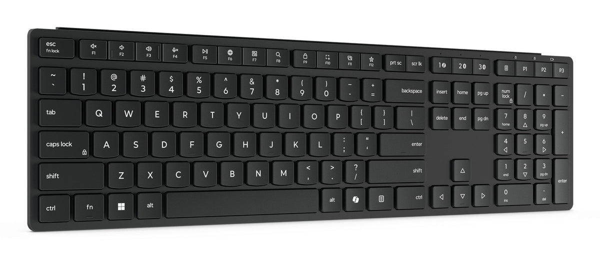 EAN 0195892126126 - Lenovo 4Y41S04673 teclado Hogar / Oficina RF Wireless + Bluetooth Alemán Negro imagen 5