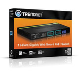 EAN 0710931160093 - Trendnet TPE-1620WS switch Gestionado L2 Gigabit Ethernet (10/100/1000) Energía sobre Ethernet (PoE) 1U N imagen 4