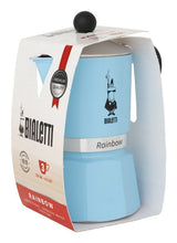 Cafetera Bialetti Rainbow 6tz Azul