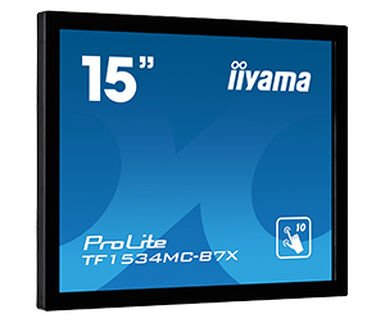 Monitor Iiyama 15 Pl Tf1534mc-B7x Touch 4:3 Vga Hdmi Dp 8ms Usb 7h Glass