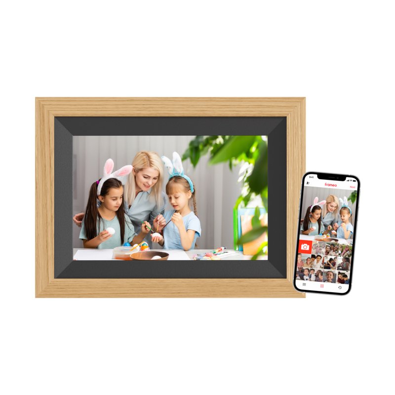 EAN 4000567212652 - Braun DigiFrame 10B marco fotográfico digital Negro, Madera 25,6 cm (10.1") Pantalla táctil Wifi imagen 1