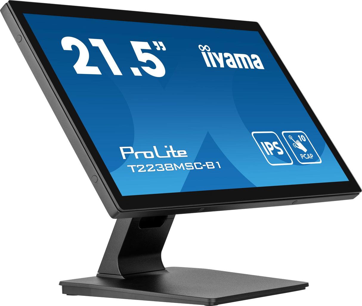 Iiyama Prolite T2238msc-B1, Monitor Led 55 Cm 21", Negro (Mate), Fullhd, Ips, Pantalla Táctil T2238msc-B1
