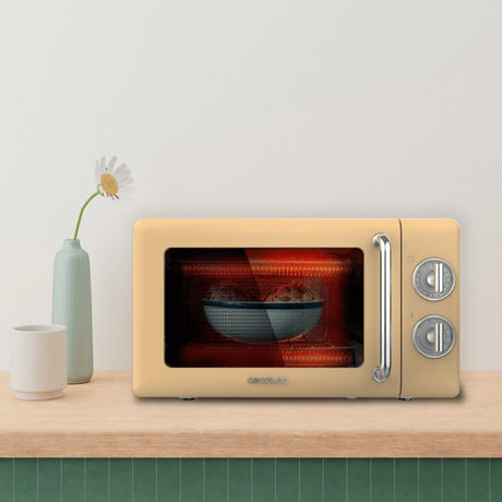 EAN 8435484017084 - Cecotec 01708 microondas Beige, Acero inoxidable Microondas con grill Encimera 20 L 700 W imagen 4