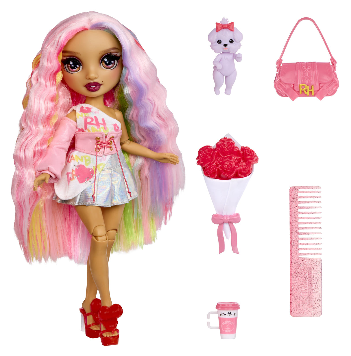 Mga Entertainment Mga Rainbow High Pretty In Paris Fashion Doll- Kia 248767-Euc