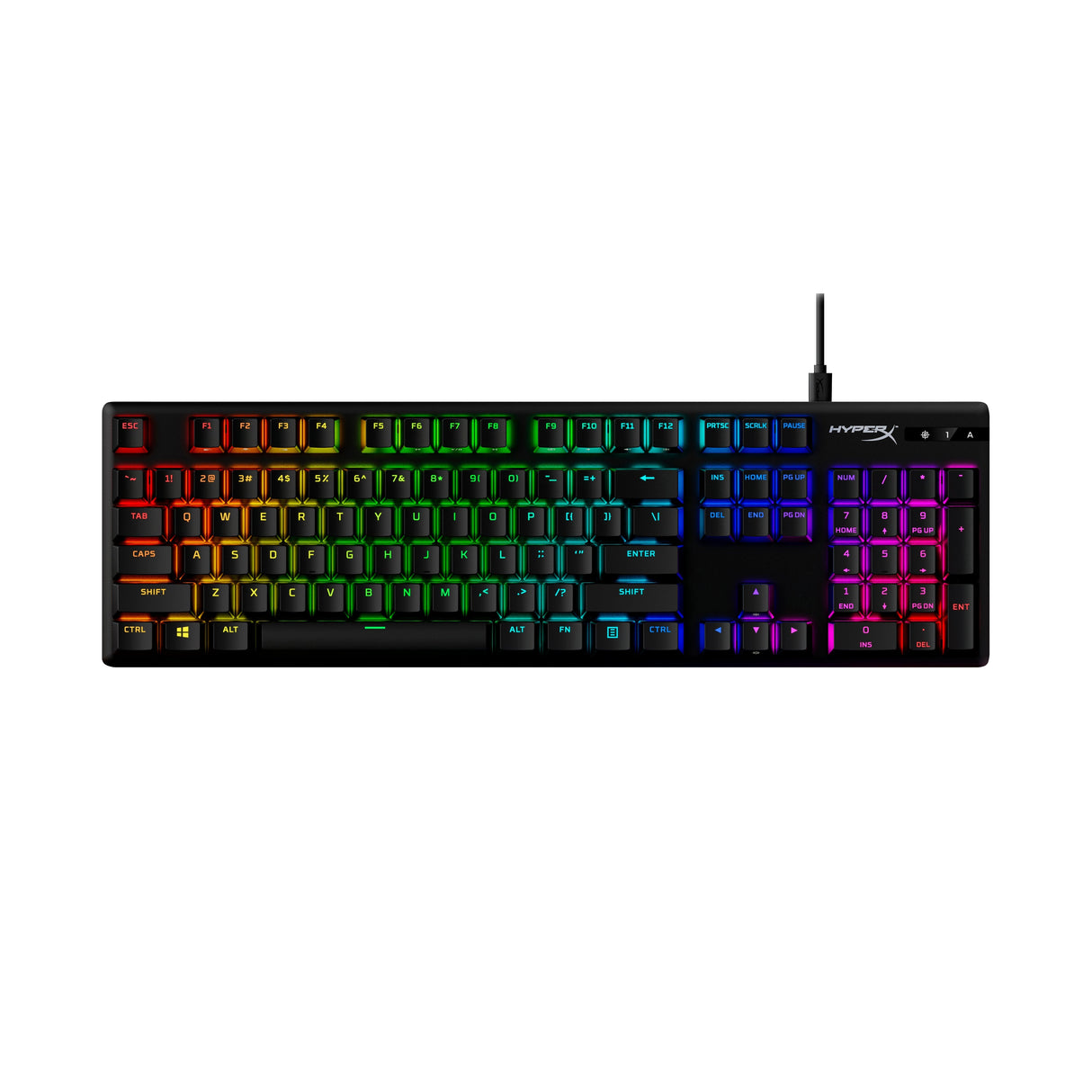 Keyboard Alloy Origins Pbt Hx/Aqua 639n5aa#Aba Hyperx