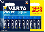 Pila Alkalina Longlife Power Aa - Lr06 (Blister 14+6 Uds) Ø14,5 X 50,5 Mm