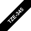 EAN 0012502625865 - Brother TZE-345 cinta para impresora de etiquetas Blanco sobre negro imagen 1