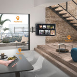 Equip Soporte De Pared Oscilante Motorizado Para Tv De 32"-75"