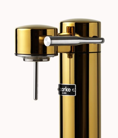 Dispensador De Agua Aarke Carbonator 3 Brass Gold Acero Inoxidable