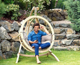 Amazonas Az-2030812 Silla Colgante Gris Pardo Silla Colgante Con Forma De Huevo