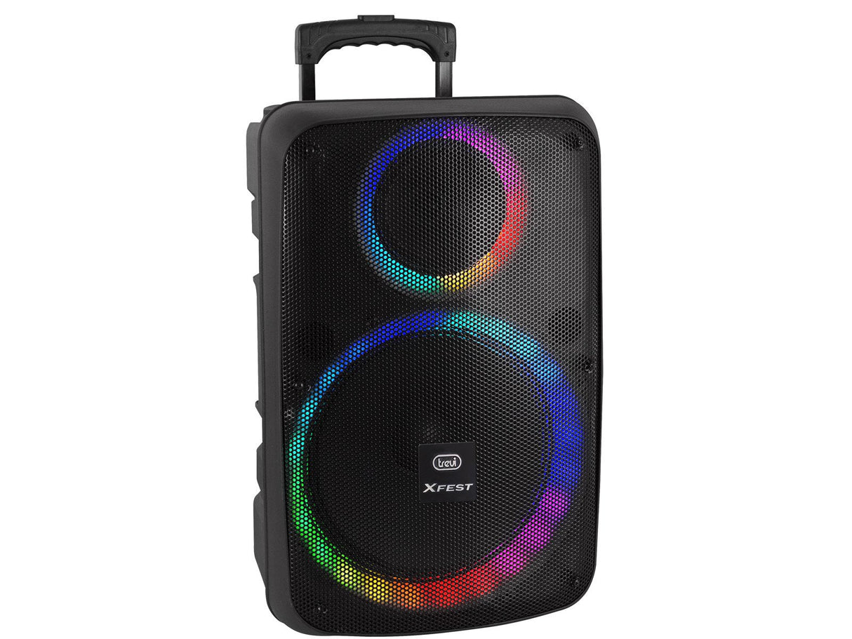 Altavoz Karaoke Trevi Xf 1250 Kb 90w Amplif Spkr+Aw