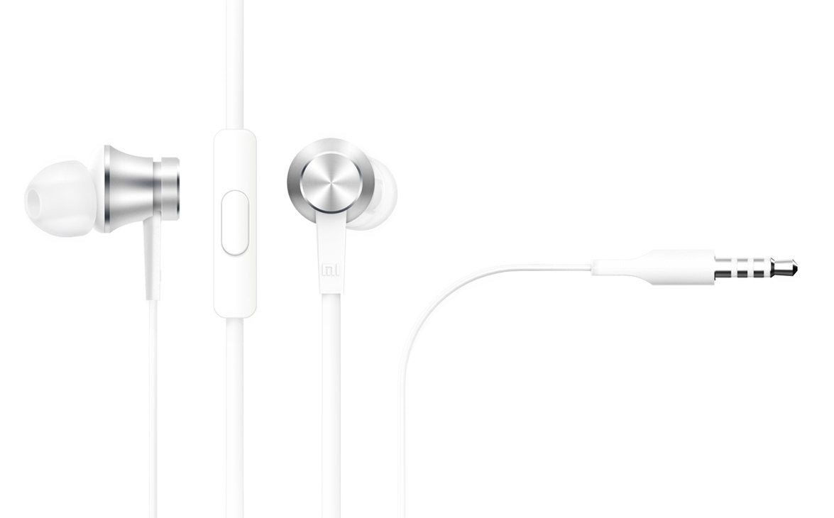Auriculares Intrauditivos Xiaomi Mi In Ear Basic Con Micrófono Jack 3.5 Plateados