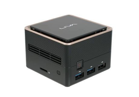 EAN 4711064006087 - ECS LIVA Q3 Plus AMD Ryzen Embedded V1000 V1605B 8 GB DDR4-SDRAM 128 GB eMMC Mini PC Negro imagen 2