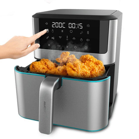 EAN 8435484049849 - Cecotec Cecofry Supreme 8000 Sencillo 8 L Independiente 1800 W Freidora baja en grasa Negro, Acero inoxid imagen 2