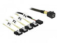 EAN 4043619857326 - DeLOCK 85732 cable Serial Attached SCSI (SAS) 1 m Negro, Verde imagen 1