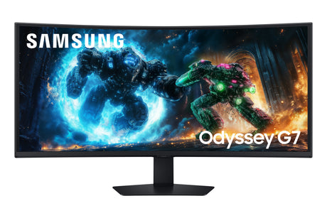 EAN 8806097438540 - Samsung G75F pantalla para PC 101,6 cm (40") 5120 x 2160 Pixeles WUHD LCD Negro imagen 1