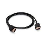 C2g 6ft 4k Hdmi Cable Ultra Flexible Cable With Low Profile Connectors Cable Hdmi Hdmi Macho A Hdmi Macho 1.83 M Doble Blindado Negro