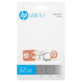 Pendrive Hp 32gb X778w Naranja Usb 3.0