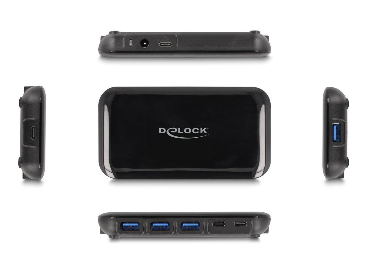 Delock 7 Port Usb 3.2 Gen 2 Hub Con 4 Usb Typ-A Y 3 Usb Tipo-C Ports