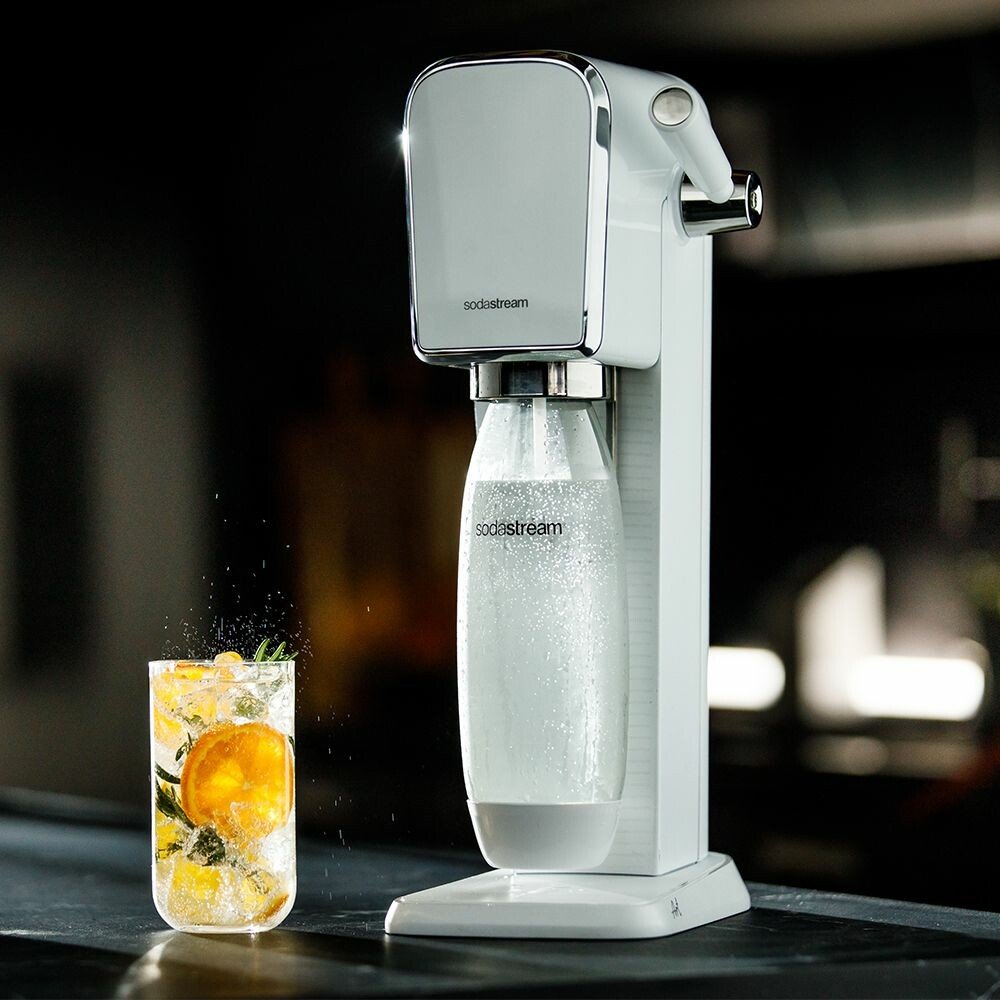 Dispensador De Soda Sodastream Water Maker Terra White +1 Botella
