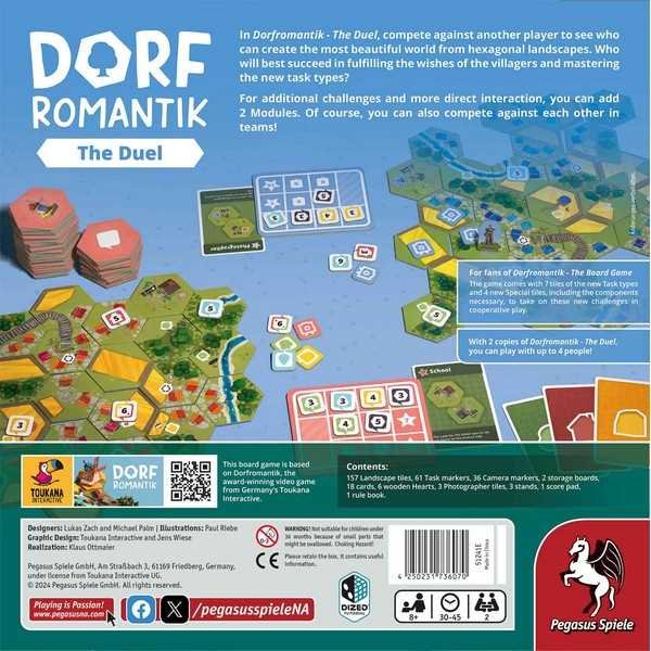 Pegasus Dorfromantik - The Duel, Juego De Mesa En Idioma Inglés 51241e