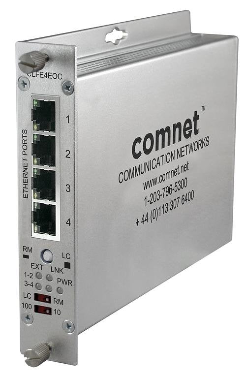 EAN 5711783968344 - ComNet CLFE4EOC ampliador de red Repetidor de red Gris 10, 100 Mbit/s imagen 1