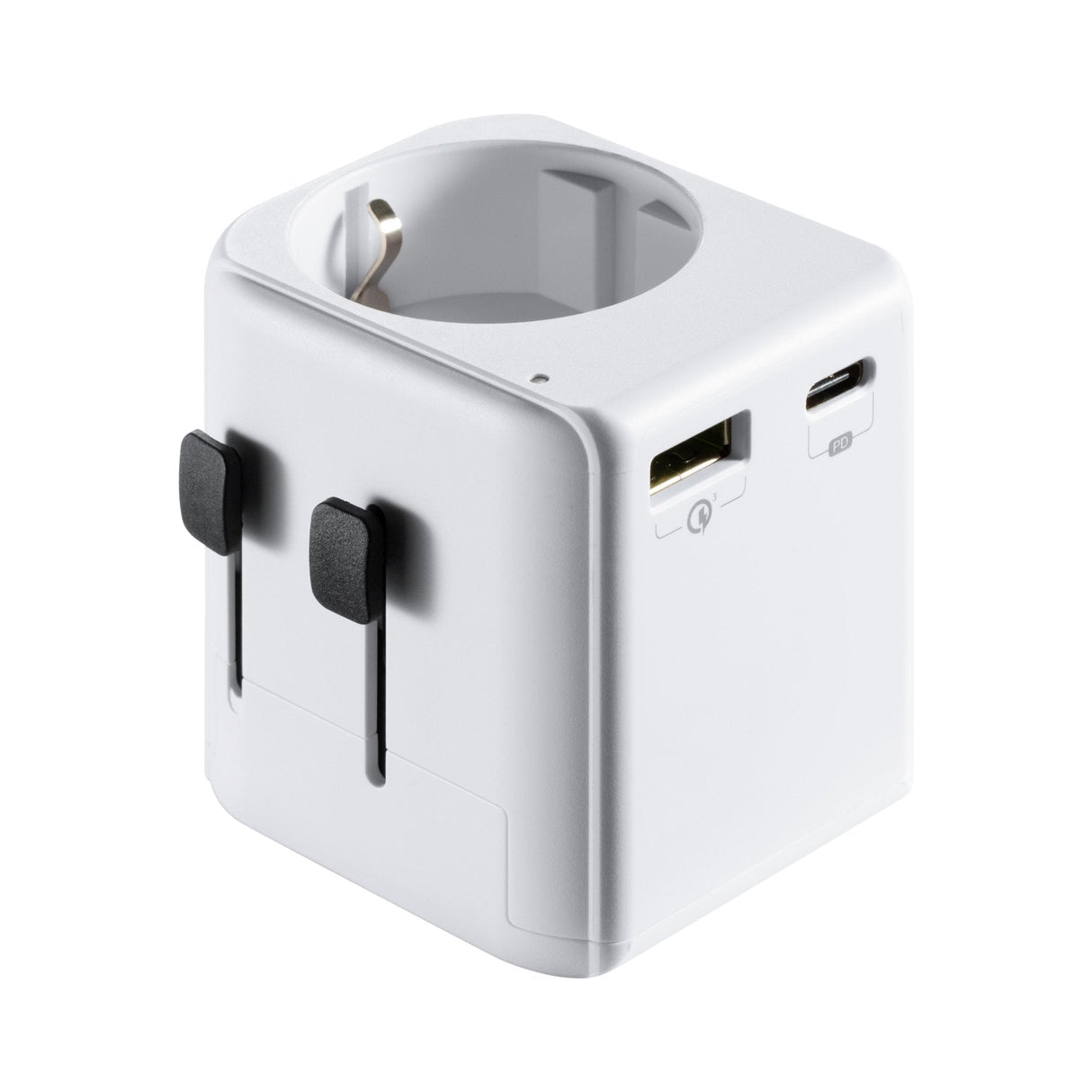 Enchufe Universal Ewent Ew1472 Usa Uk Aus China 1 X Usb 1 X Usb Tipo C