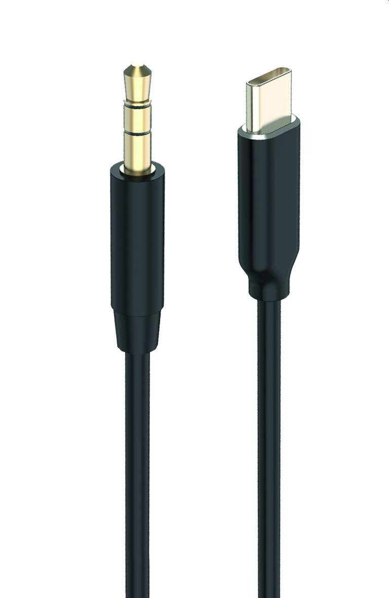 2go 797219 Cable De Audio 1 M 3,5mm Usb Tipo C Negro