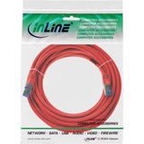 Cable De Red Inline S/Ftp Pimf Cat.6a Libre De Halógenos 500mhz Rojo 7.5m