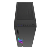Caja Pc Gembird Fornax 2000 Rgb Led Strip Rgb Rear Fan Con Ajuste De Color
