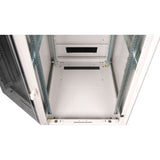 Roline 19-Zoll Netzwerkschrank Pro 26 He, 600x800 Bxt Glastr Grau