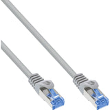 Cable De Red Inline, Cat.6a, S/Ftp, Tpe Flexible, Gris, 1m