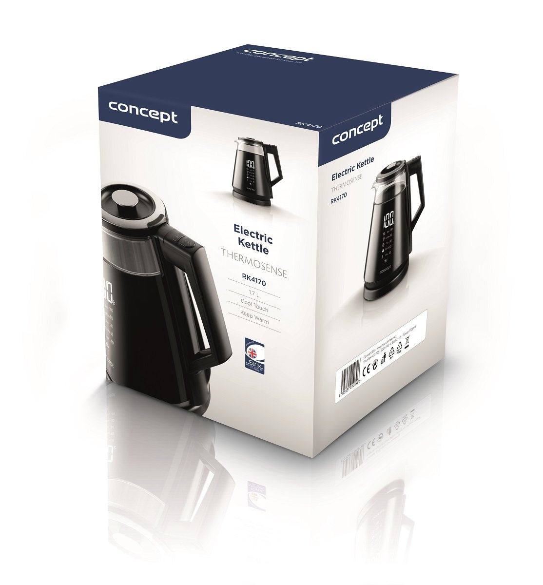 EAN 8595631010396 - Concept RK4170 tetera eléctrica 1,7 L 1700 W Negro imagen 12