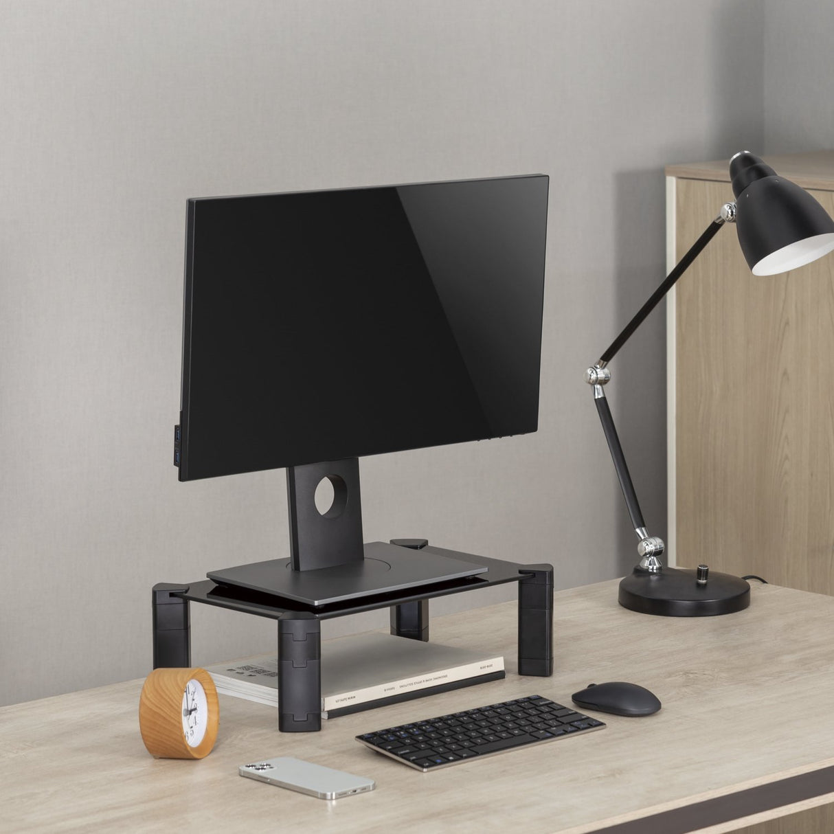 EAN 8436574706048 - AISENS MR01C-109 soporte para monitor 81,3 cm (32") Escritorio imagen 4