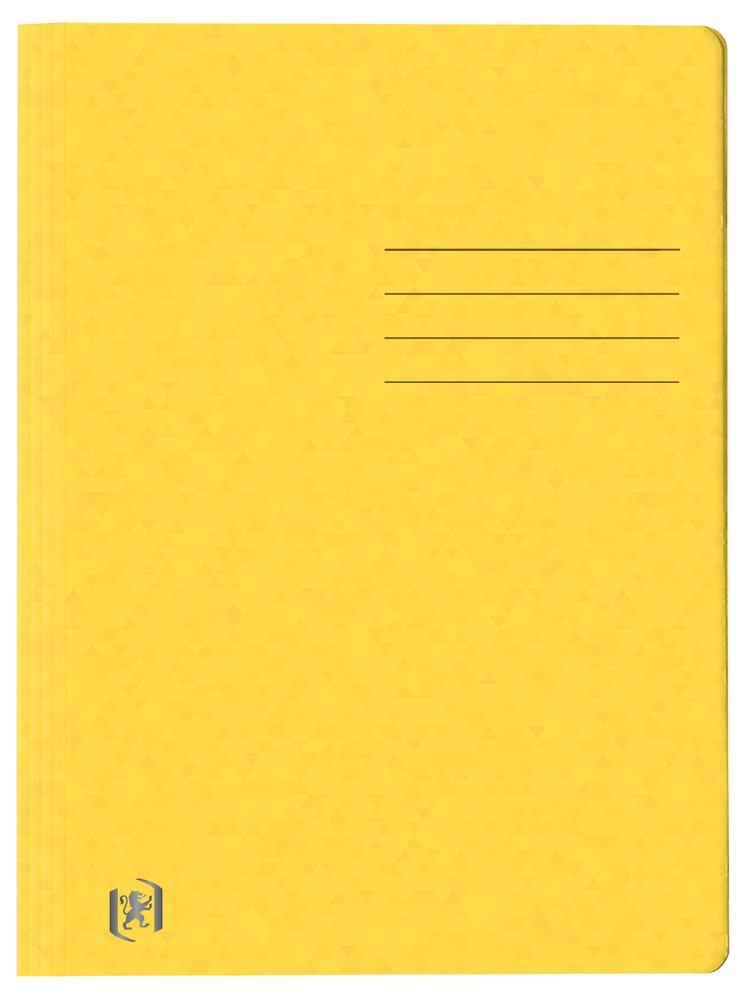 Oxford Carpeta De Anillas Din A4 Cartón Amarillo
