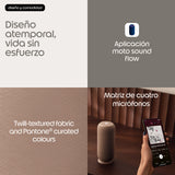 Motorola Moto Sound Flow Altavoz Para Uso Portátil Inalámbrico Bluetooth Wi-Fi Controlado Por Aplicación 30 Vatios 2 Vías Pantone Warm Taupe