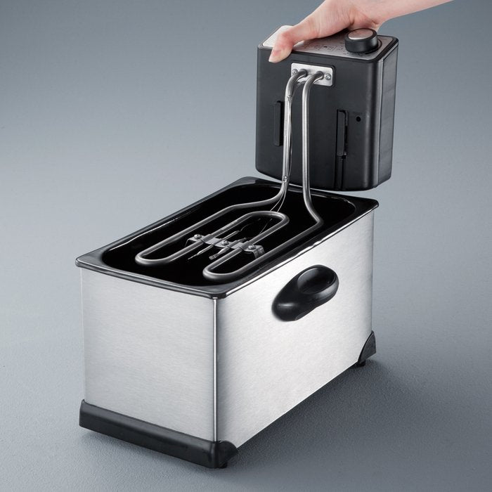 Severin Fr 2431 Freidora Baja En Grasa 3 L Sencillo Acero Inoxidable Independiente 2000 W