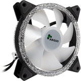 Ventilador Inter-Tech 120 * 120 * 25 Argus Rs-071 Rgb, Kristall-Effek Retail